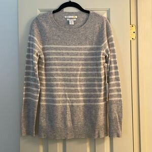 C&C California Striped Cashmere Sweater